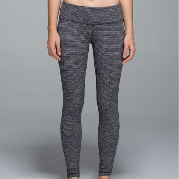lululemon athletica Pants - Lululemon Wunder Under Pant Coco Pique Black 4